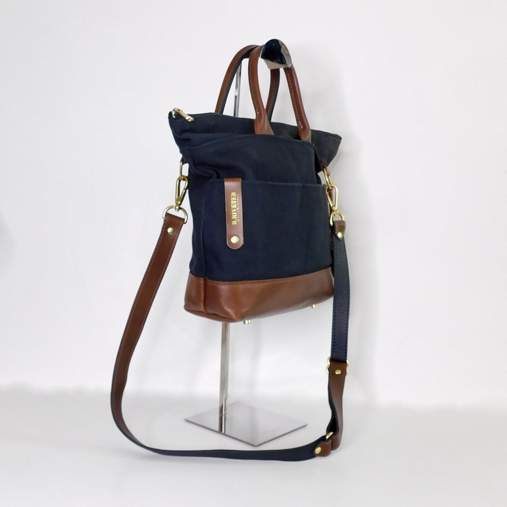 R. Riveter American Handmade Otto Crossbody Handbag B… Gem